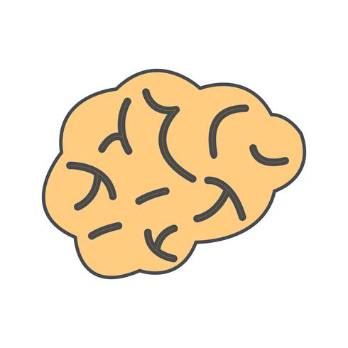 Icono de Vector de cerebro