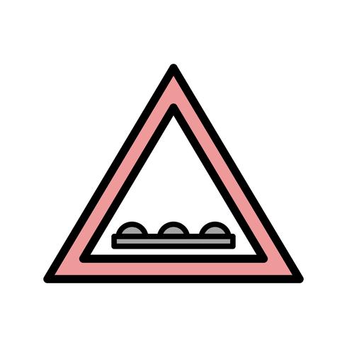 Vector Uneven road Icon