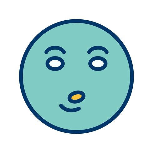 Silbato Emoji Vector Icon