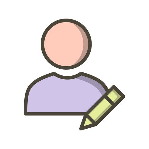 Edit Profile Vector Icon