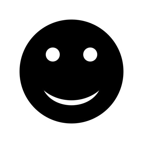 Happy Emoji Vector Icon