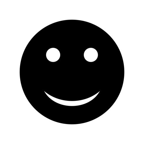 feliz emoji vector icon