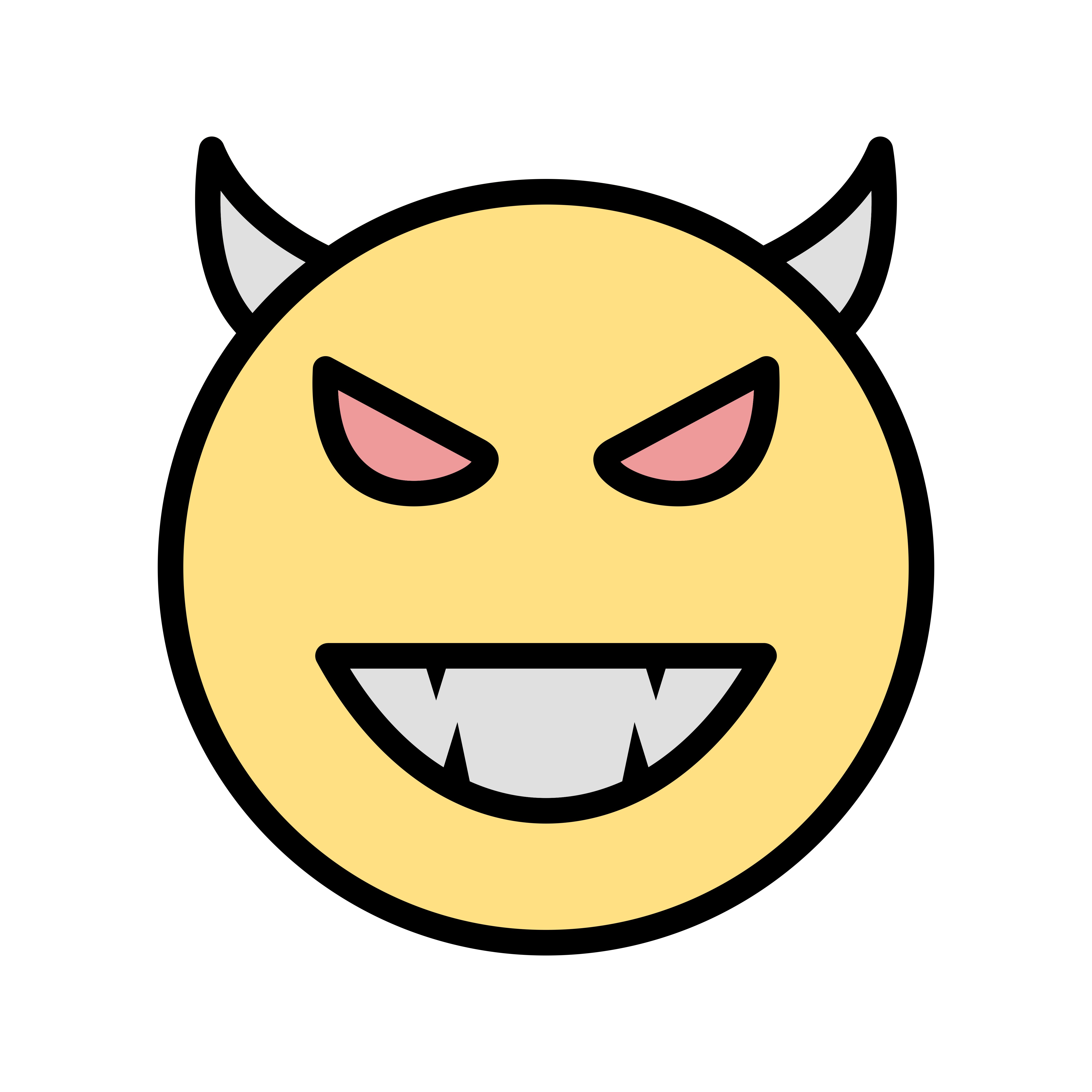 Devil Emoji Vector Icon 379381 Vector Art at Vecteezy