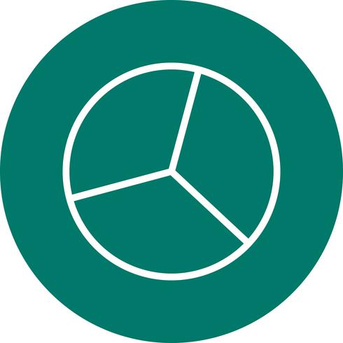 Icono de Vector de gráfico circular