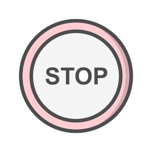 Vector Stop Icon