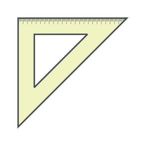 Set Square Vector Icon  