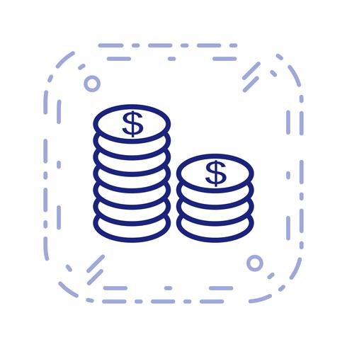 Coins Vector Icon