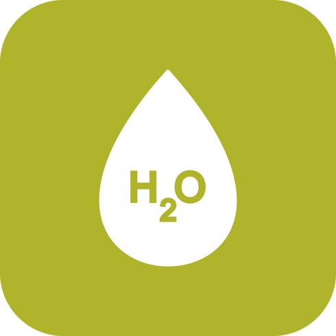 H2O  Vector Icon