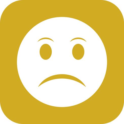 Icono de Vector de Emoji enojado