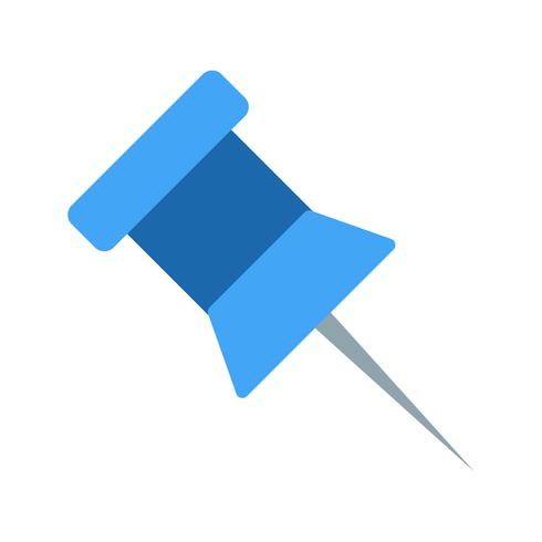 Notice Pin Vector Icon