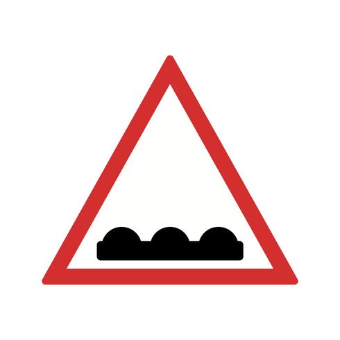 Vector Uneven road Icon