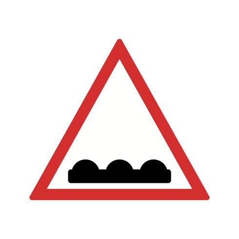 Vector Uneven road Icon