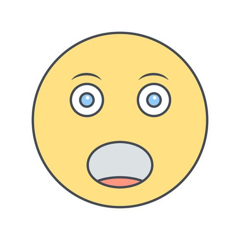 Shouting Emoji Vector Icon