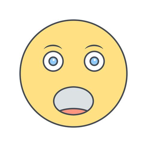 Shouting Emoji Vector Icon