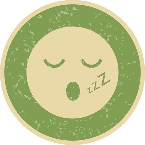 Dormir Emoji Vector Icon