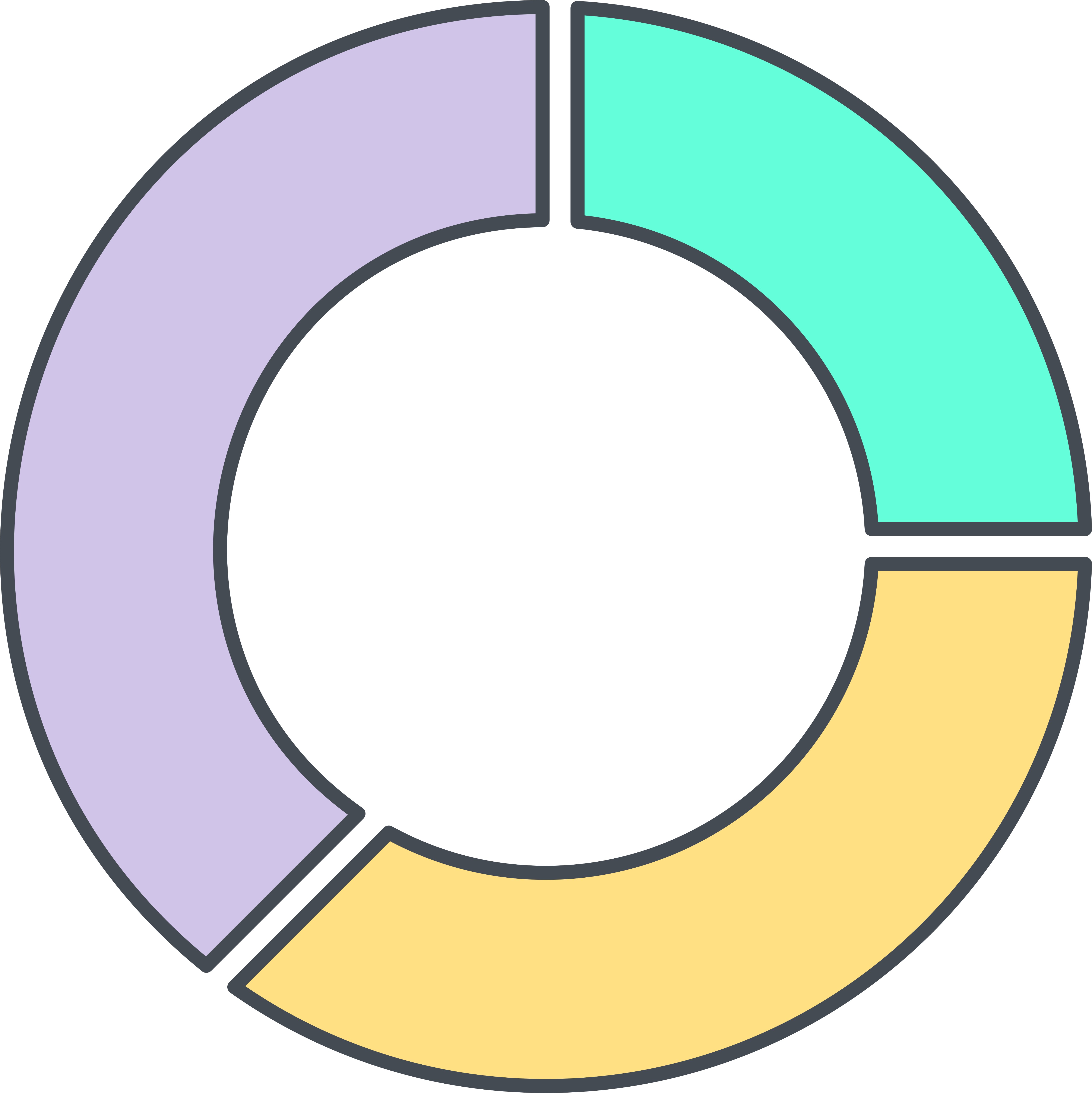 Pie Chart Vector Icon 379776 Vector Art At Vecteezy