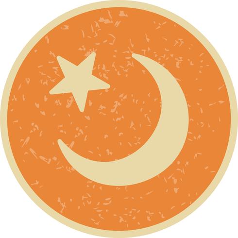Crescent Moon Vector Icon