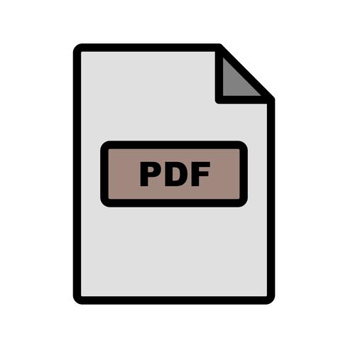 PDF Vector Icon