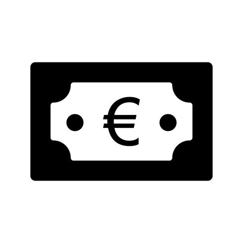 icono de vector euro