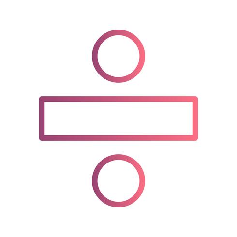 Divide Vector Icon