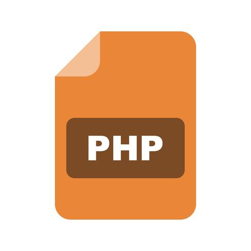 icono de vector php