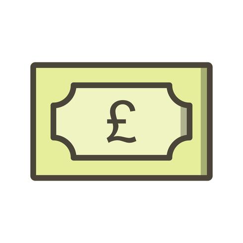 Pound Vector Icon