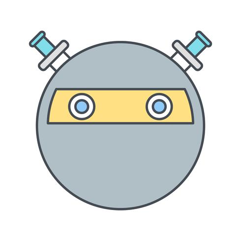 Ninja Emoji Vector Icon