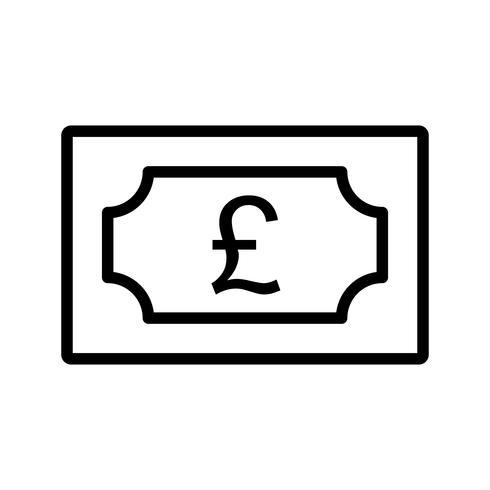 Pound Vector Icon