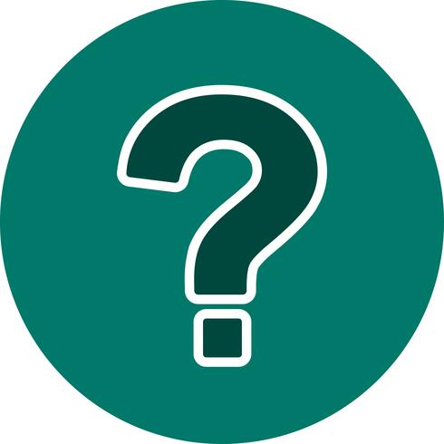 Question Mark Vector Icon