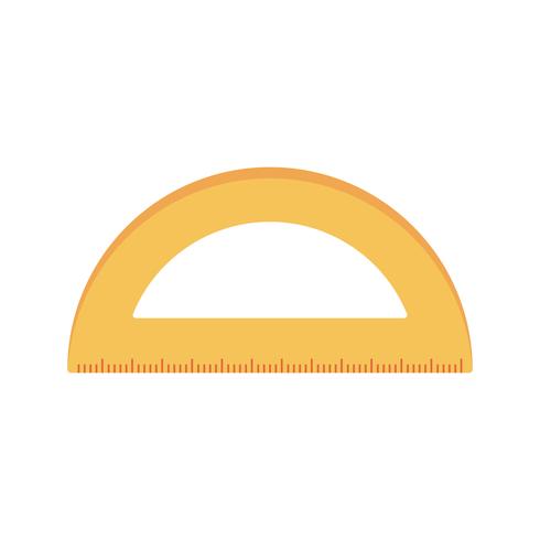 Protractor Vector Icon