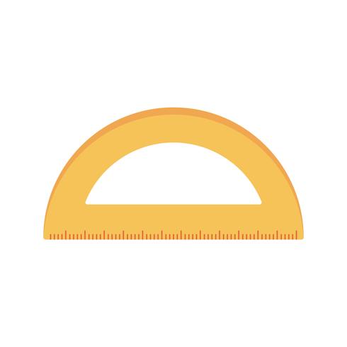 Protractor Vector Icon