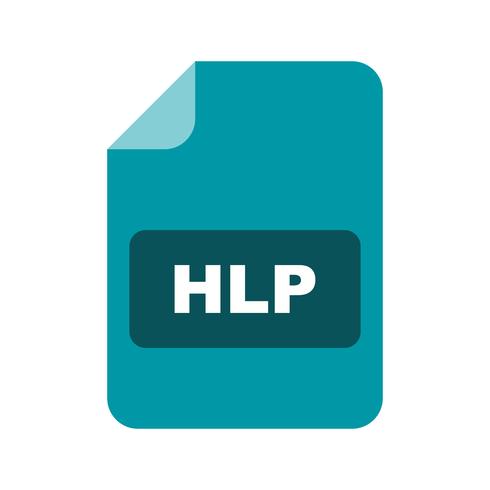 icono de vector hlp