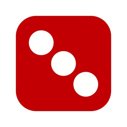 Dice Three Vector Icon