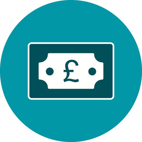 Pound Vector Icon