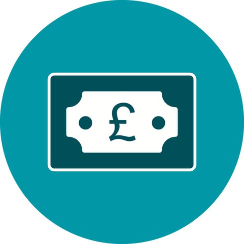 Pound Vector Icon