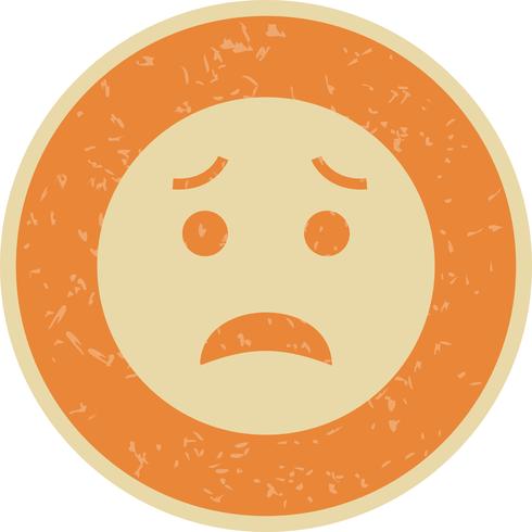 Scared Emoji Vector Icon