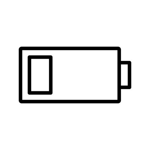 Low Battery Vector Icon