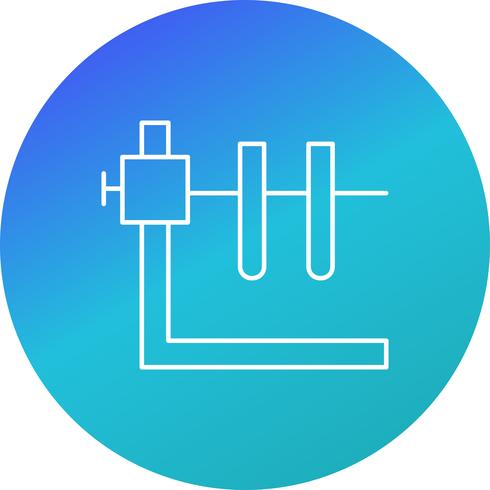 Two Tube With Stand Vector Icon