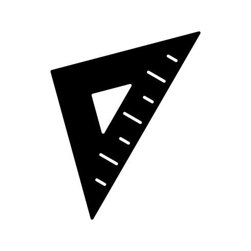 Set Square Vector Icon  