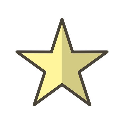 Icono de vector estrella