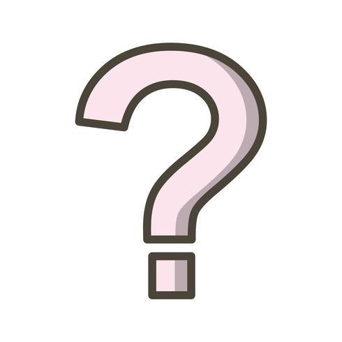 Question Mark Vector Icon