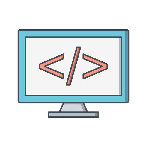 Icono de Vector de programación