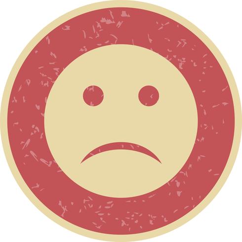 Sad Emoji Vector Icon