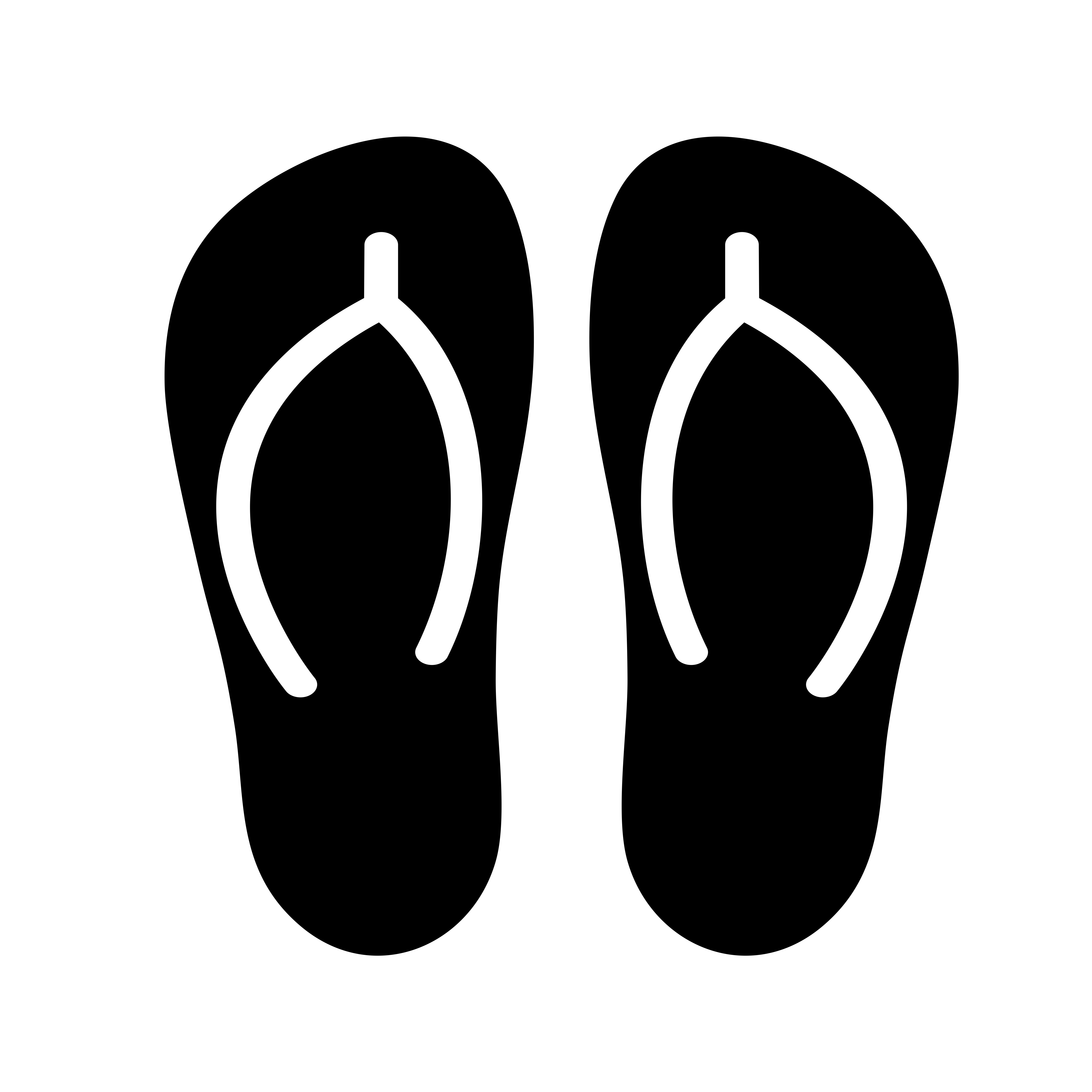 Slippers (white) Footwear illustration icon - Stock Illustration [82565955]  - PIXTA
