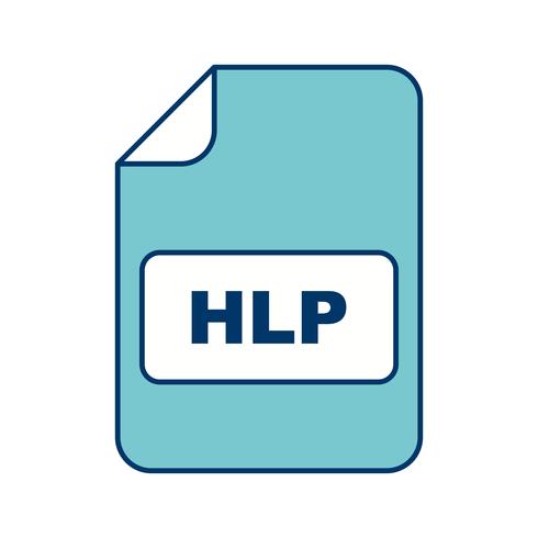 icono de vector hlp