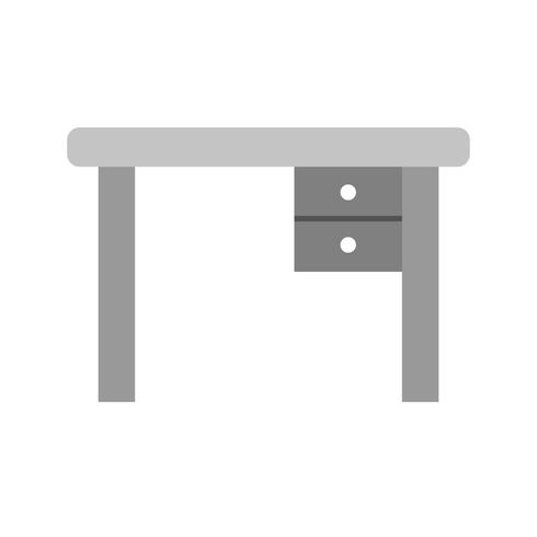 Icono de Vector de mesa de estudio