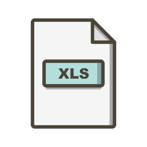 XLS Vector Icon