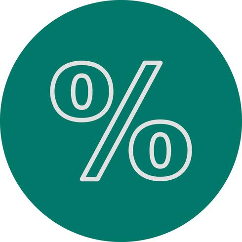 Percentage Vector Icon