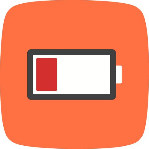 Low Battery Vector Icon