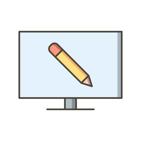 Online Education Vector Icon